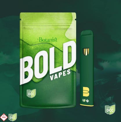 BOLD MINT | 1G | DISPOSABLE - 1g | Vaporizers | THE BOTANIST | at Nirvana  Dispensary