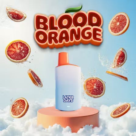 BLOOD ORANGE | 2G | DISPOSABLE - 2g | Vaporizers | LATER DAYS | at Nirvana  Dispensary - Buy Cannabis Online NJ