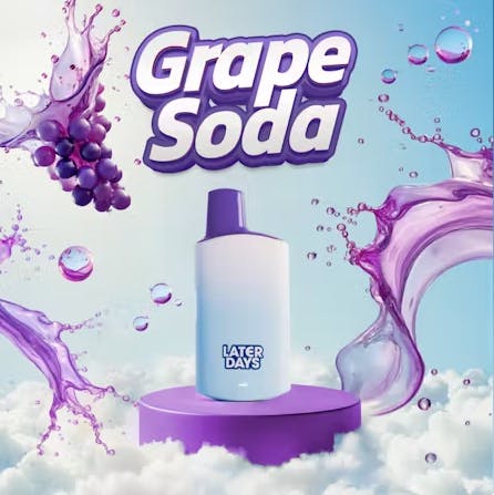 GRAPE SODA | 1G | DISPOSABLE - 1g | Vaporizers | LATER DAYS | at