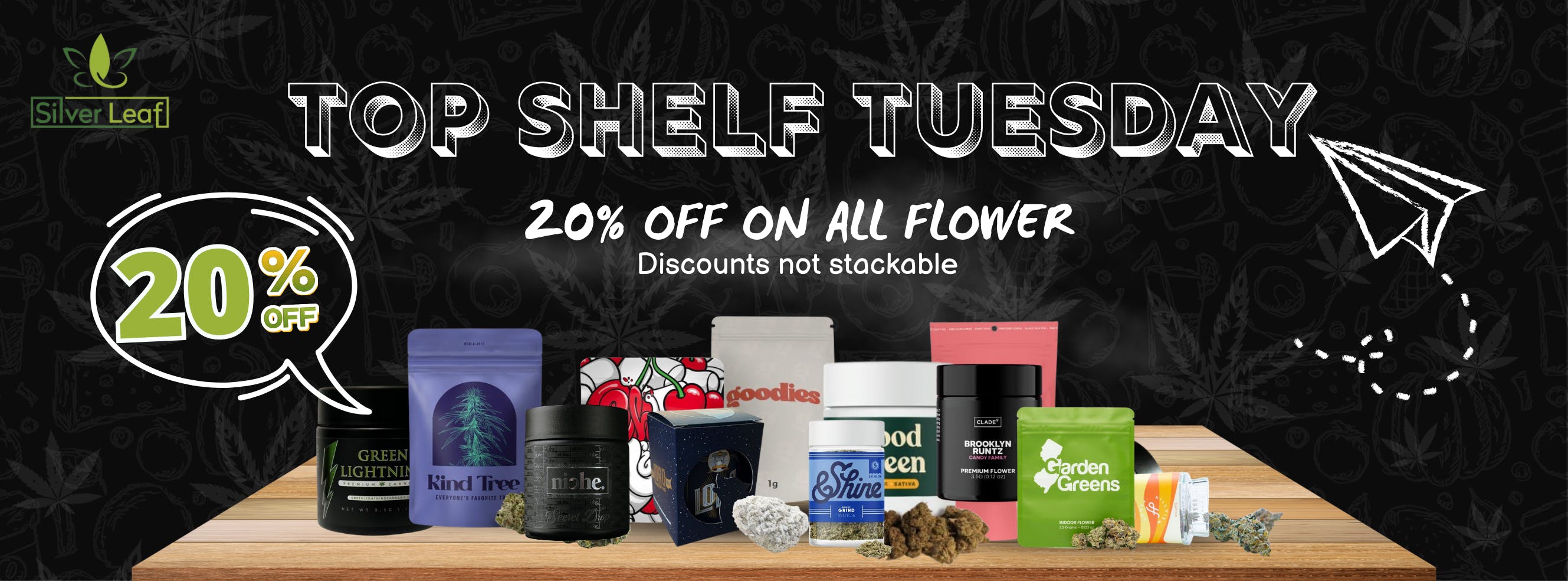 15% Flower Tuesday SCHEDULED