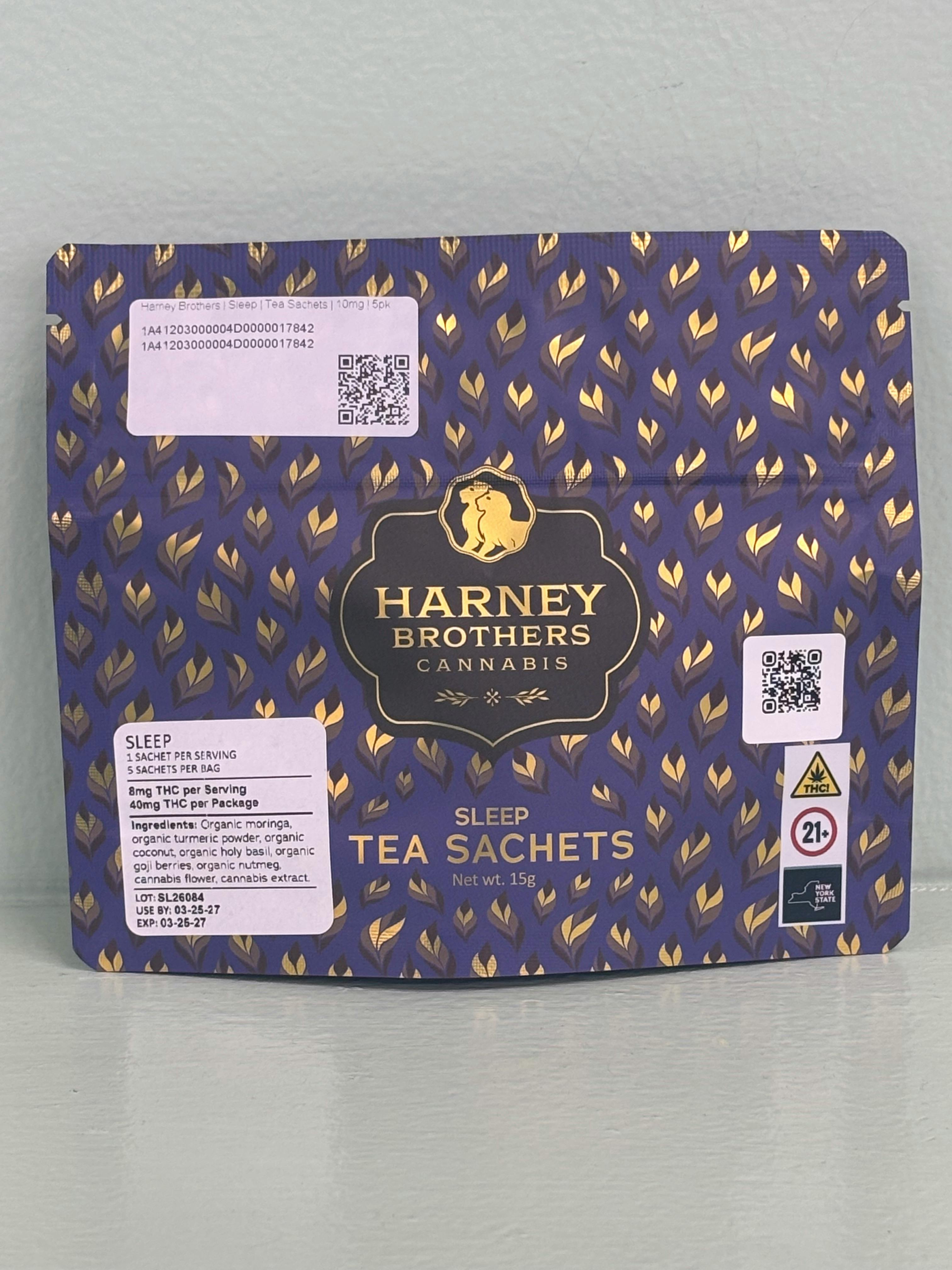 Harney Brothers | Sleep | Tea Sachets | 10mg | 5pk
