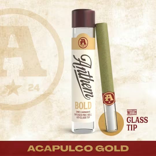 Acapulco Gold | Glass Tip Infused Pre-Roll | 1g