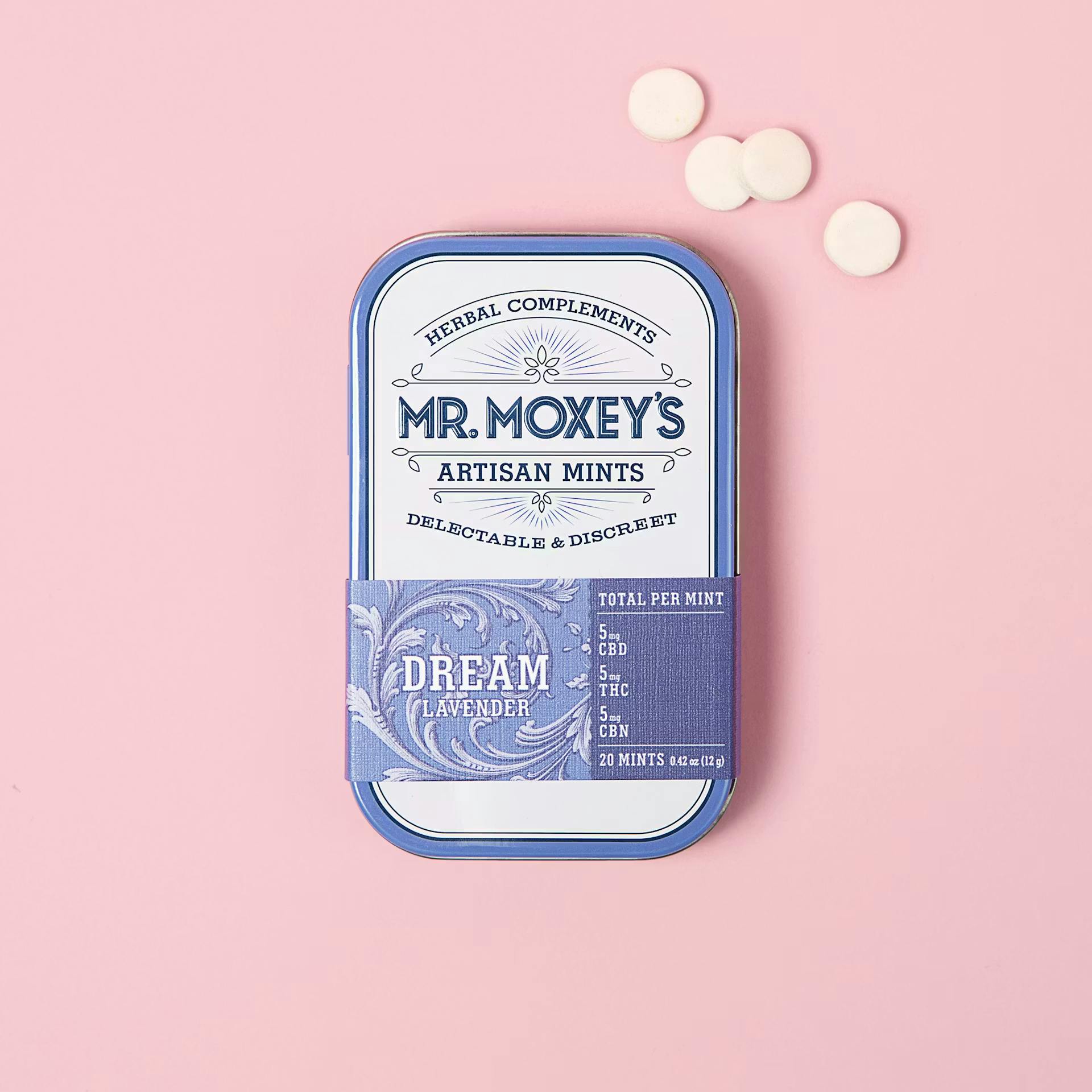 Dream Lavender 1:1:1 THC:CBD:CBN | Mints | 20pk | 100mg