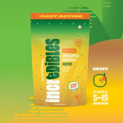 Pineapple Express | Fast Acting Edibles | 10pk | 100mg
