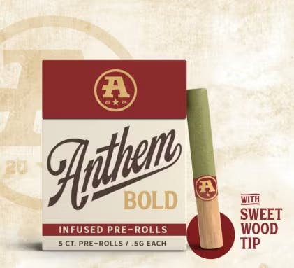 Pineapple Haze | Wood Tip Infused 5pk Pre-Roll | 2.5g