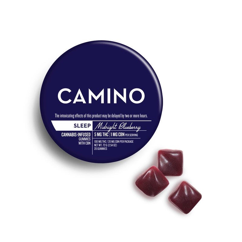 Midnight Blueberry 'Sleep' 5:1 | CBN Gummies | 20 pk | 100mg