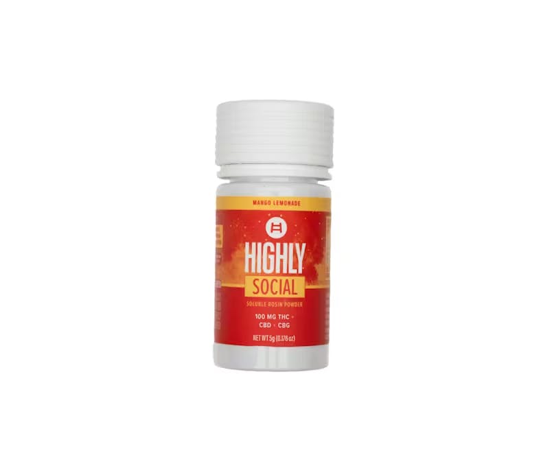 Social | Mango Lemonade | Soluble Rosin Powder | 100mg