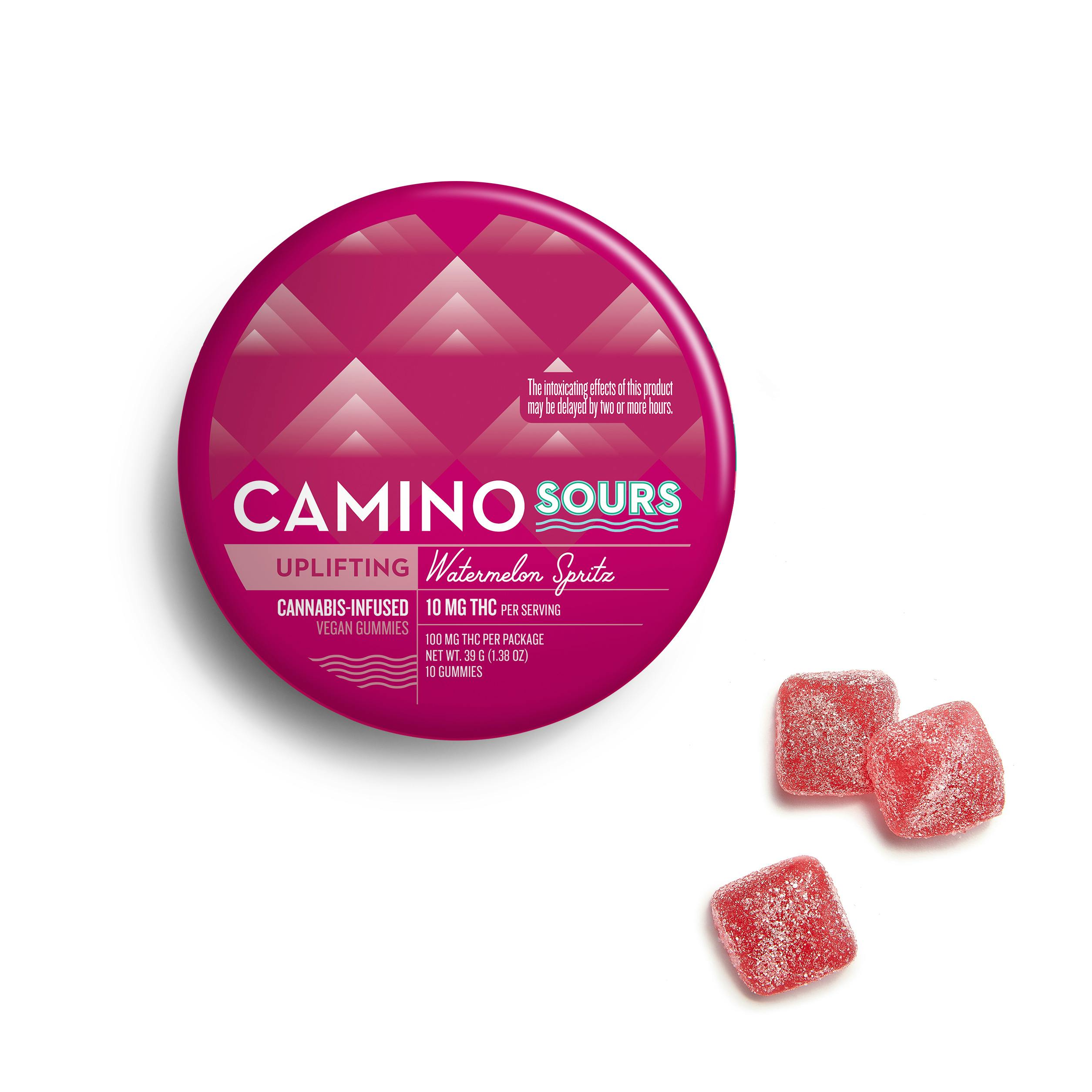 Sours | Watermelon Spritz 'Uplifting' | Gummies | 10 pk | 100mg