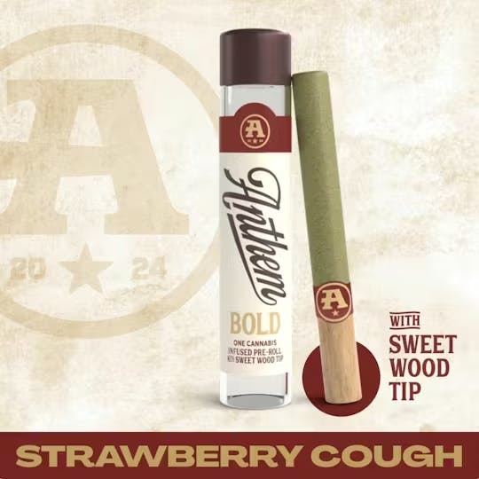 Strawberry Cough | Wood Tip Infused Pre-Roll | 1g