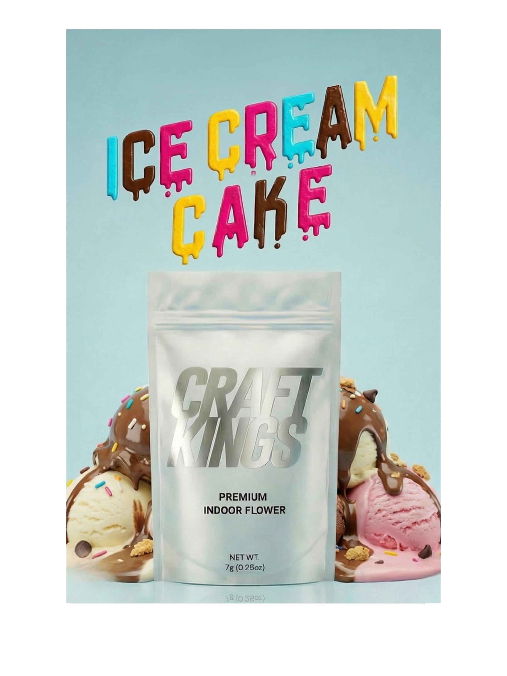 Ice Cream Cake | Whole Flower | 7g