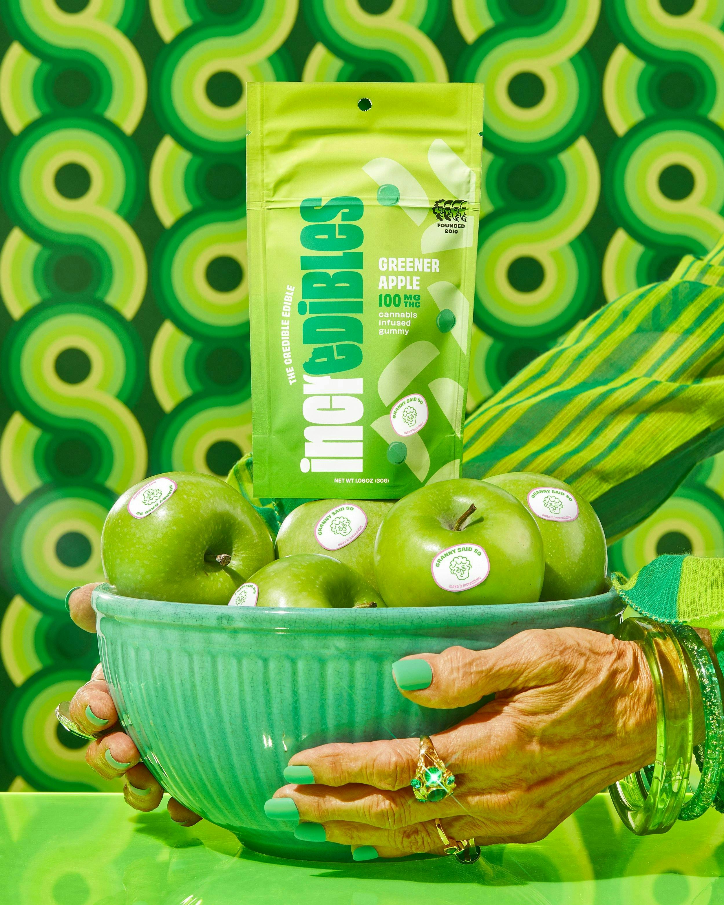 Greener Apple | Fast Acting Edibles | 10pk | 100mg
