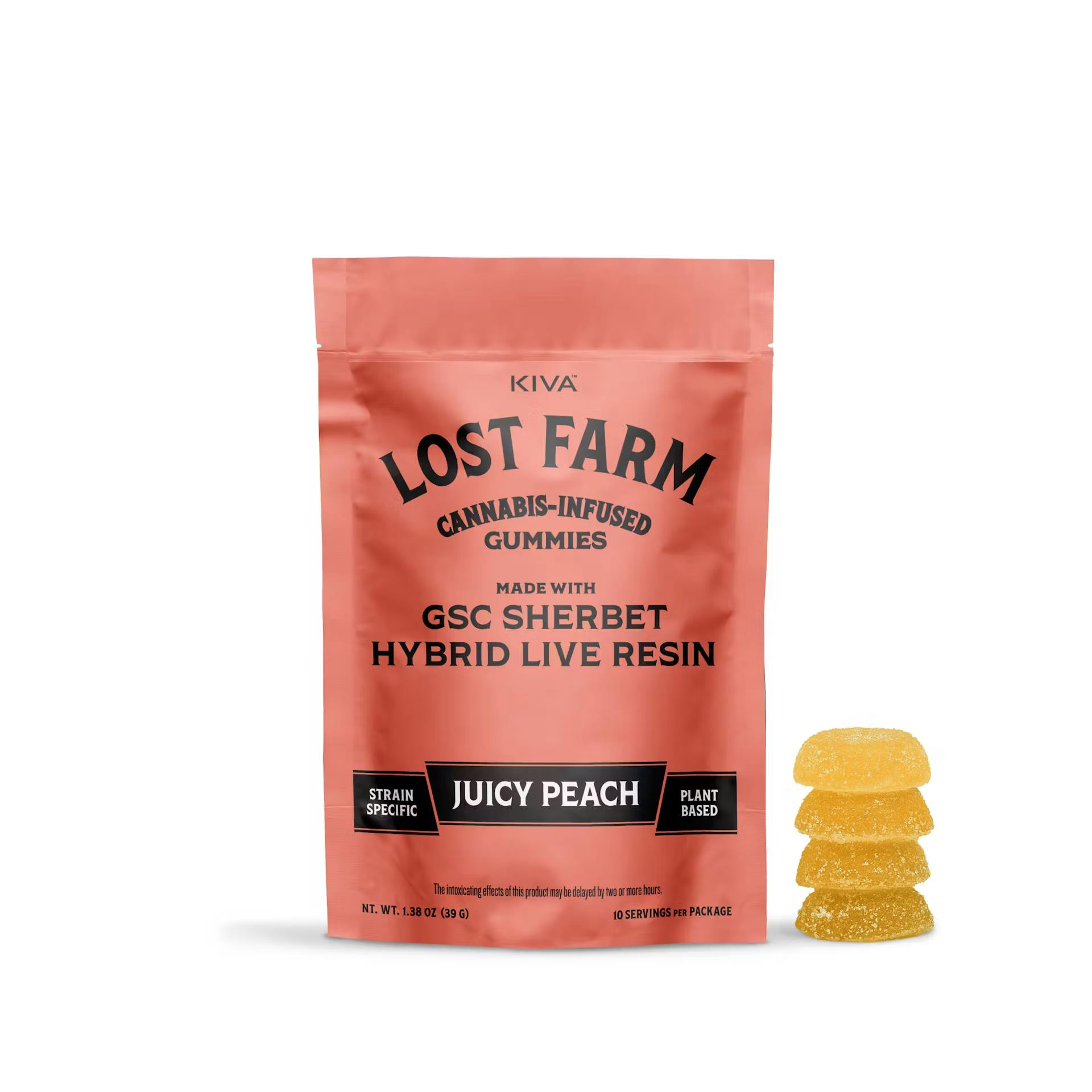 Juicy Peach | Live Resin Infused | 10 pk | 100mg