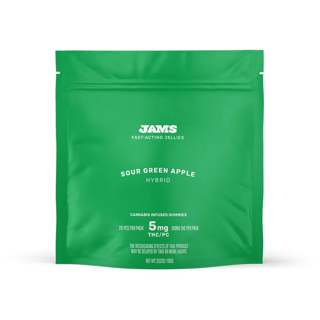 Sour Green Apple | Fast Acting Jellies | 20 Pack | 100mg
