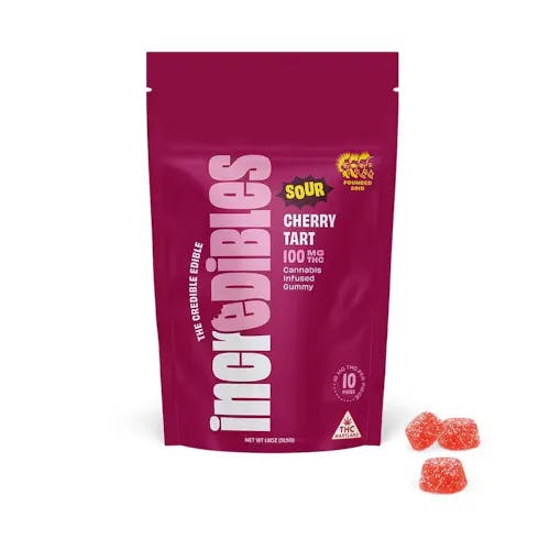 Sour Cherry Tart | Edibles | 10pk | 100mg
