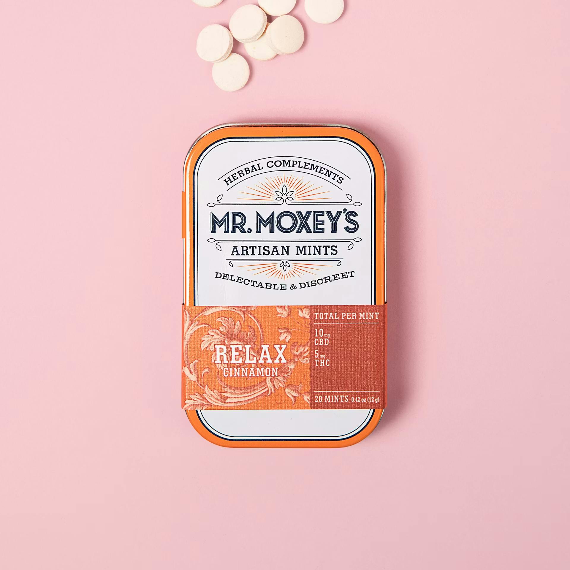 Relax Cinnamon 2:1 CBD:THC | Mints | 20pk | 100mg