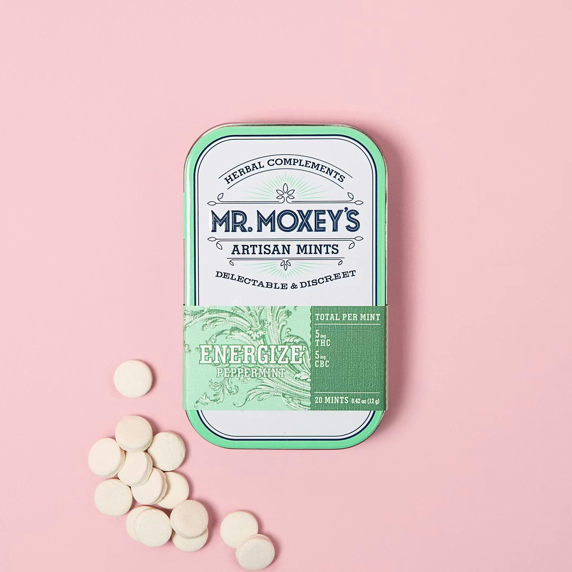 Energize Peppermint THC:CBC 1:1 | Mints | 20pk | 100mg