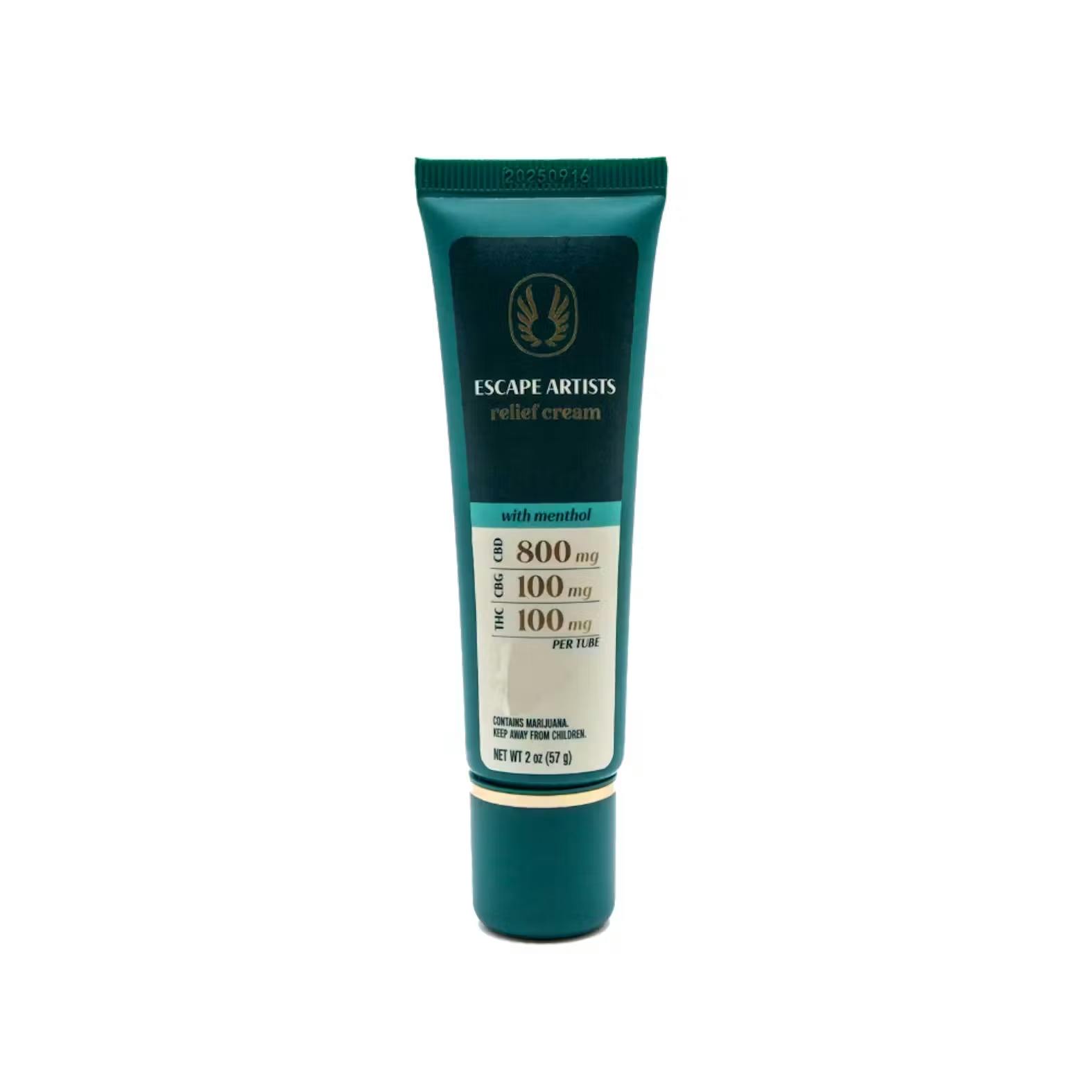 Pain Relief Cream with Menthol | 2oz Tube | 100mg