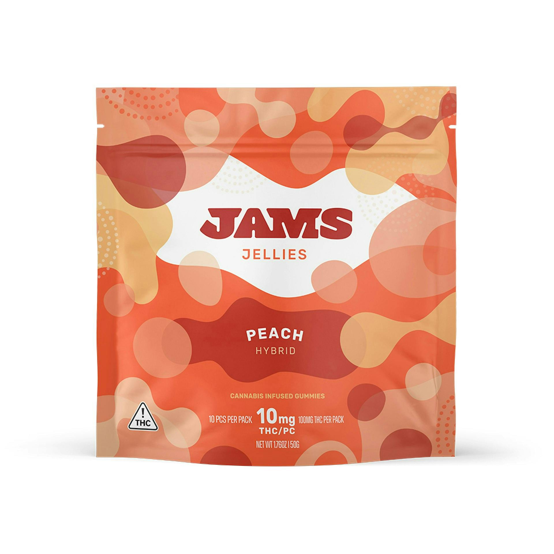 Peach | Jellies | 10 Pack | 100mg