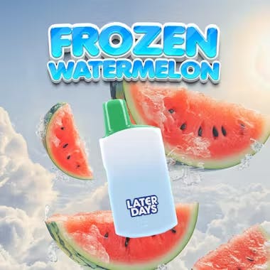 Later Days | Frozen Watermelon | Disposable | 1g - 1g | Vaporizers | Later Days | Jersey Meds (Rec) | 7 New Jersey 31 Pennington, NJ 08534 Later Days | Frozen Watermelon | Disposable | 1g - 1g | Vaporizers | Later Days | Jersey Meds (Rec) | 7 New Jersey 31 Pennington, NJ 08534