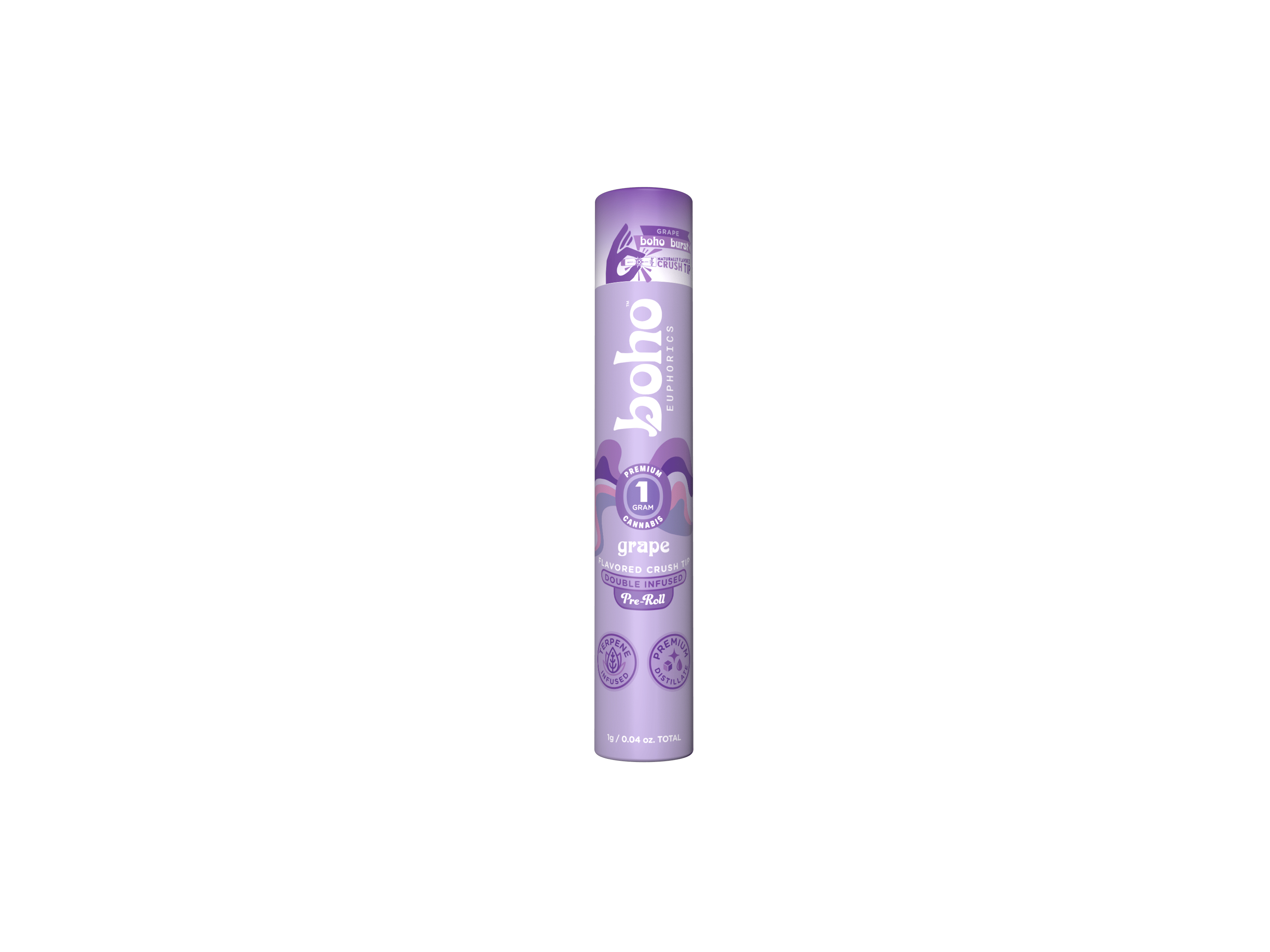 Grape | Triple Infused Pre Roll | 1g