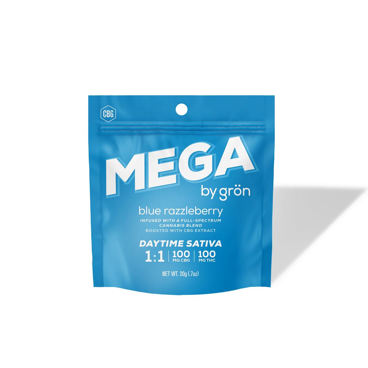 Blue Razzleberry Mega 1:1 | 2pk | 100mg