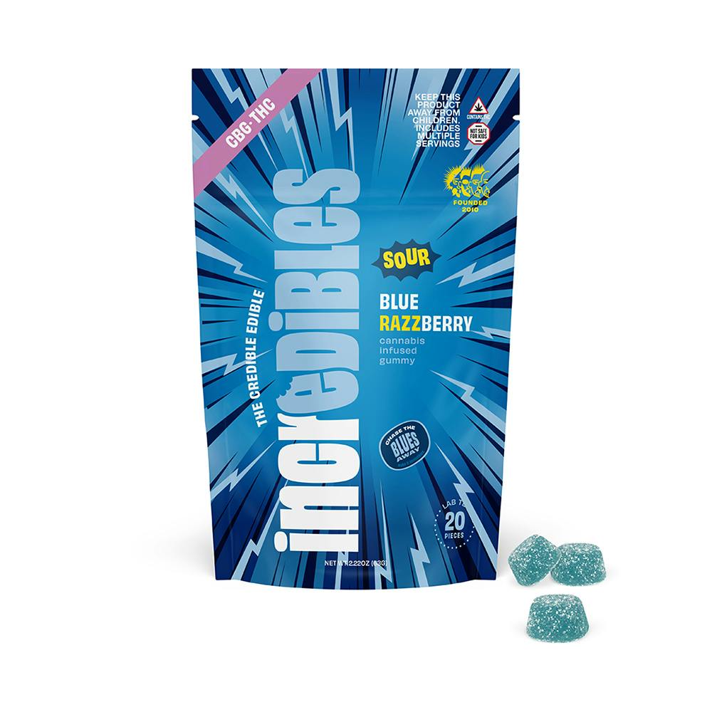 Sour Blue Razzberry 1:1 | Edibles | 1pk | 100mg