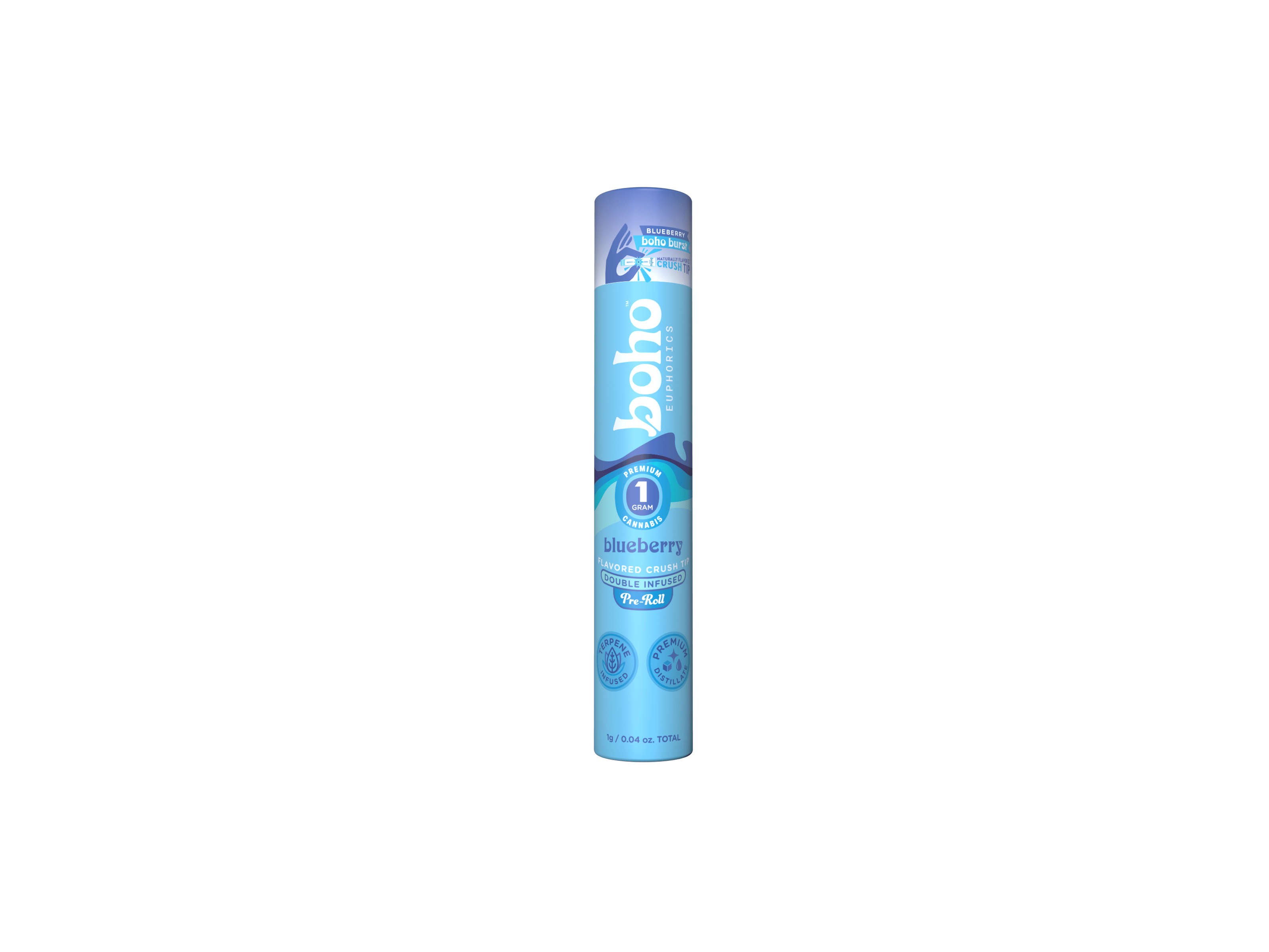 Blueberry | Single Infused Pre Roll | 1g