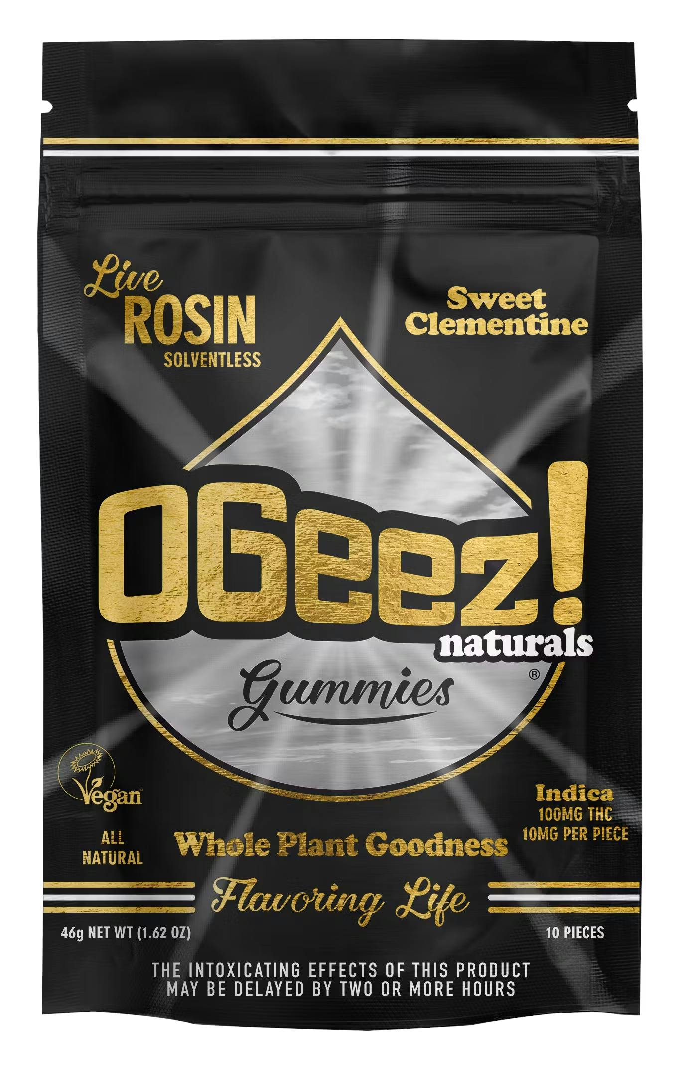 Natural's Sweet Clementine | Live Rosin | 10pk Edibles | 100mg