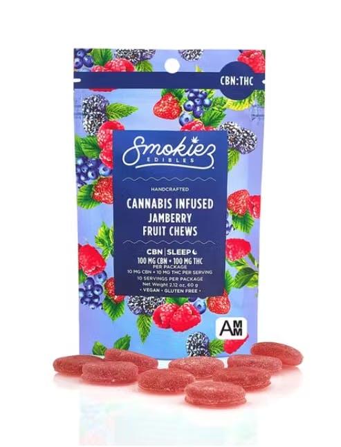Sweet Jamberry 1:1 CBN:THC | 10pk Edible | 100mg