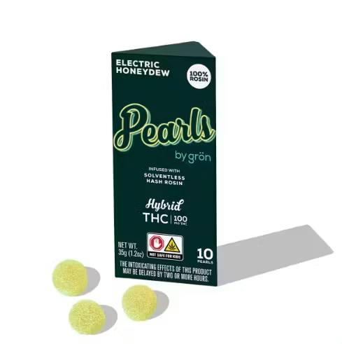 Gr N Electric Honeydew Pearls