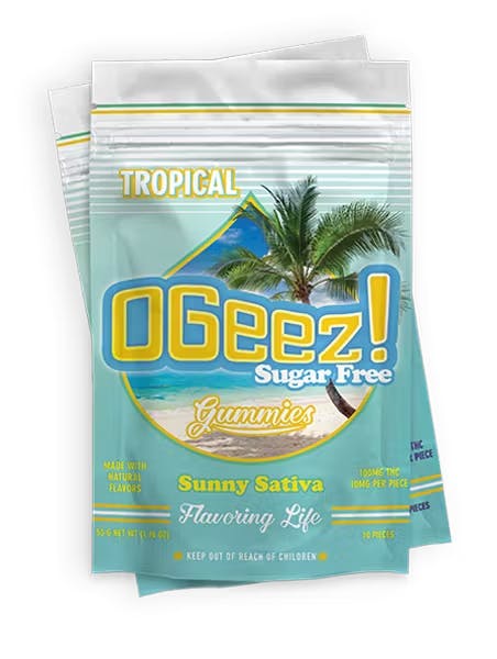 Sugar Free Tropical | Sunny Sativa | Edibles | 100mg