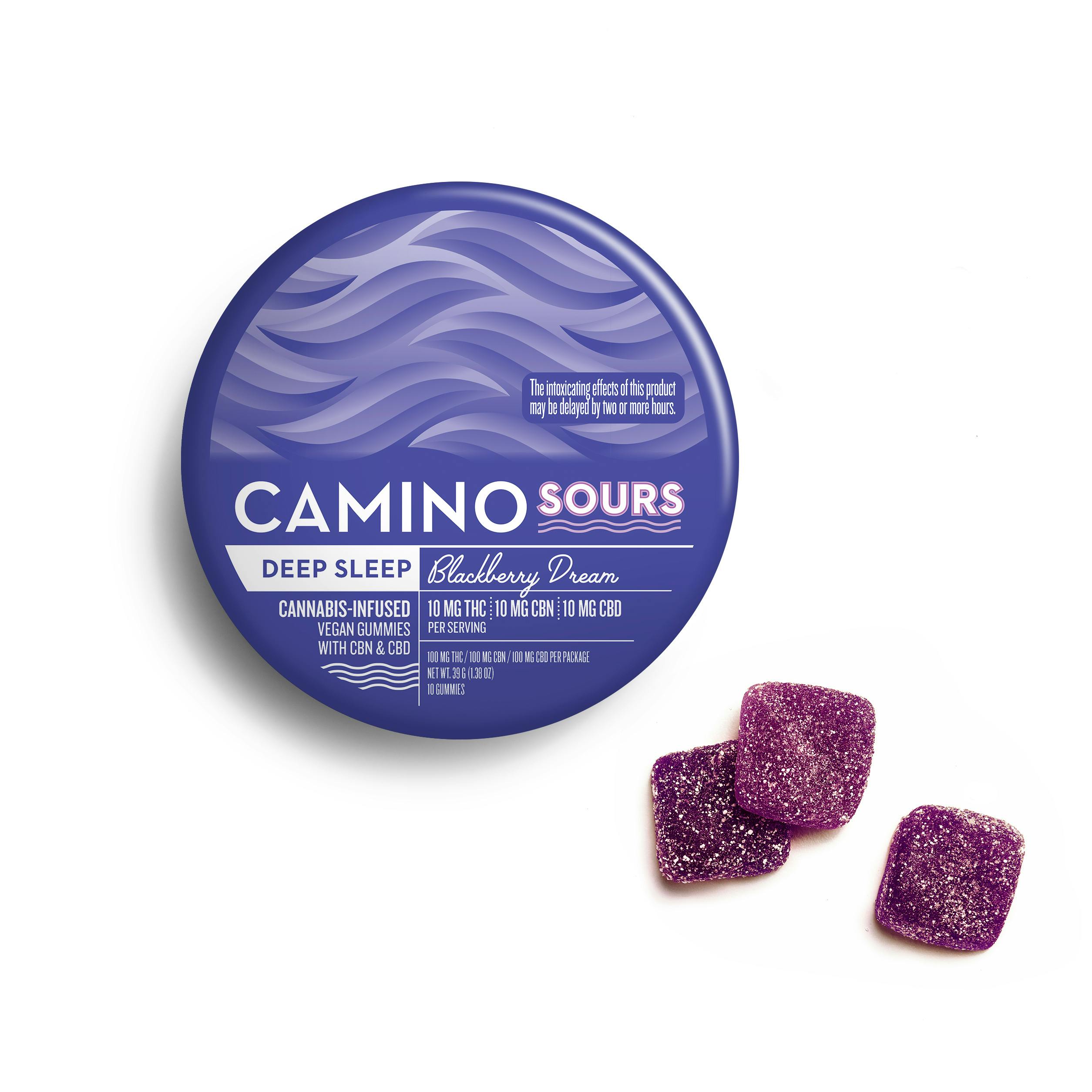 Sours | Blackberry Dream 'Sleep' 1:1:1 | Gummies | 10 pk | 100mg