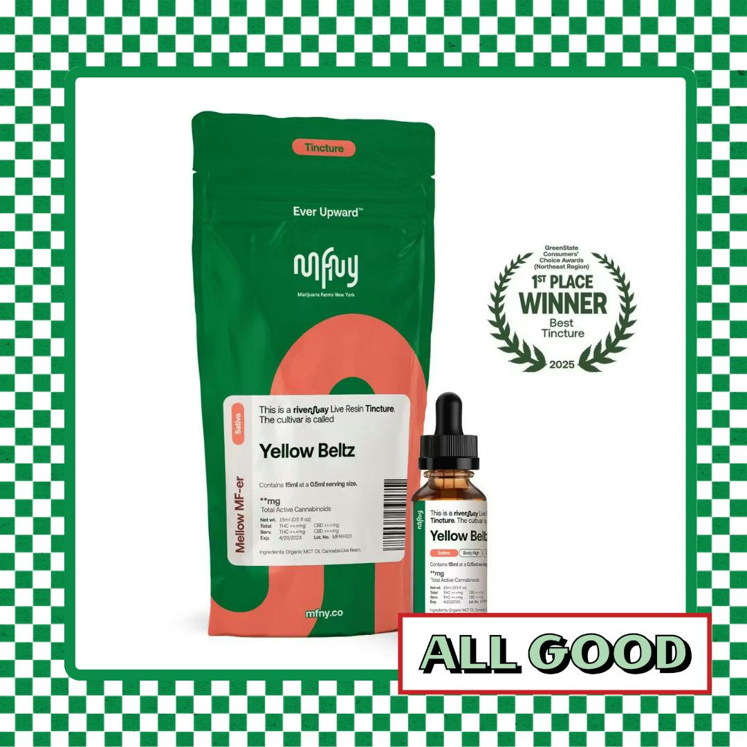 MFNY | Yellow Beltz | Live Resin | Tincture | Sativa | 15mL