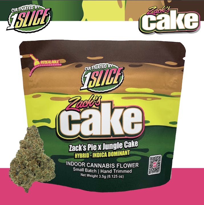 1Slice | Zack’s Cake | Flower | IndHyb | 3.5g