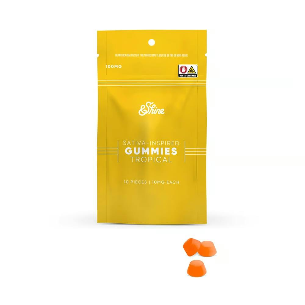 &Shine | Tropical Gummies 100mg