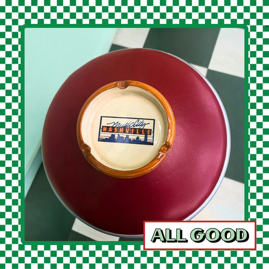 Antique Ashtray | Round Nashville