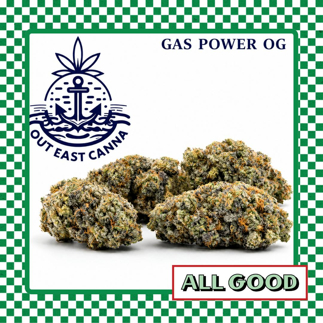 Out East Canna | Gas Power | Flower | Indica | 14g