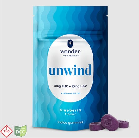 Blueberry + Lemon Balm 1:2 THC:CBD Gummies | 20ct