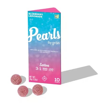 3:1 CBG:THC Blueberry Lemonade Gummy Pearls | 10ct