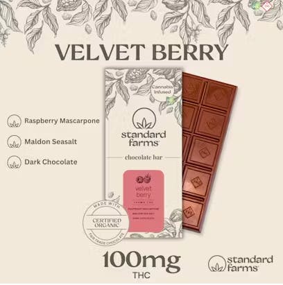 Velvet Berry Dark Chocolate Bar | 10ct