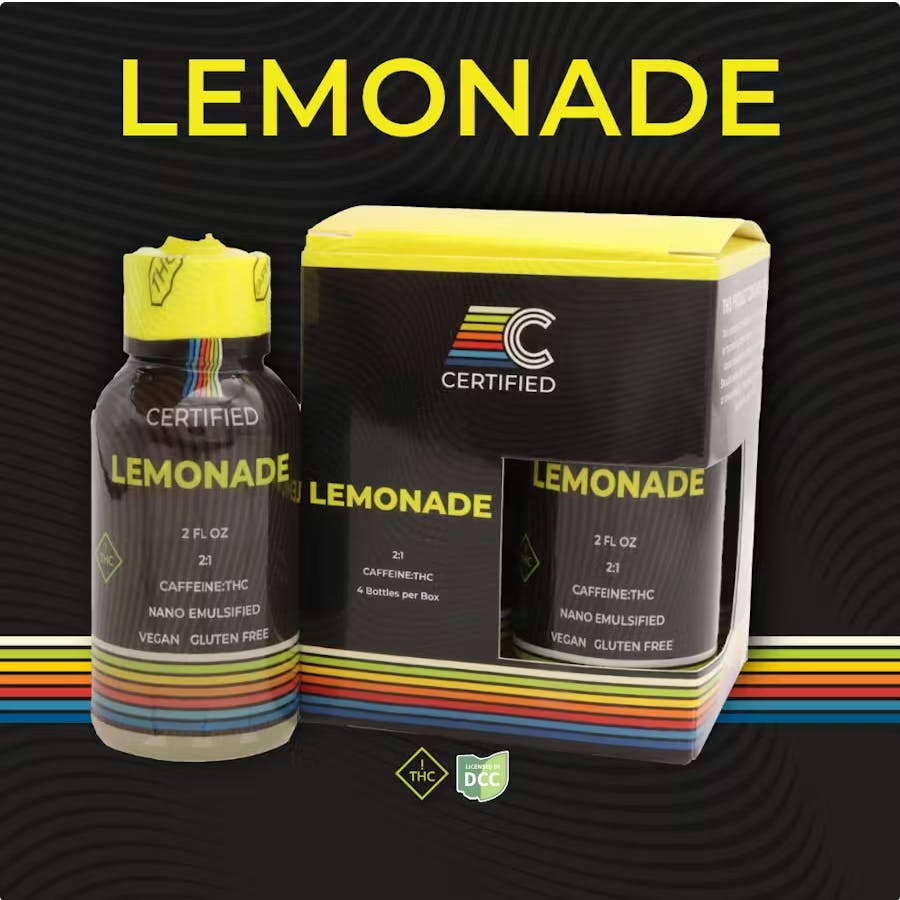 Lemonade with Caffeine 2:1 Caffeine:THC | 4ct