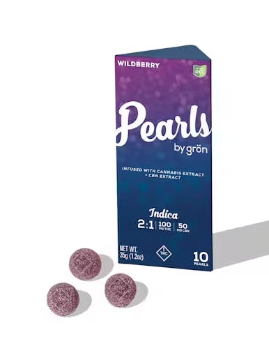 2:1 THC:CBN Wildberry Gummy Pearls | 10ct