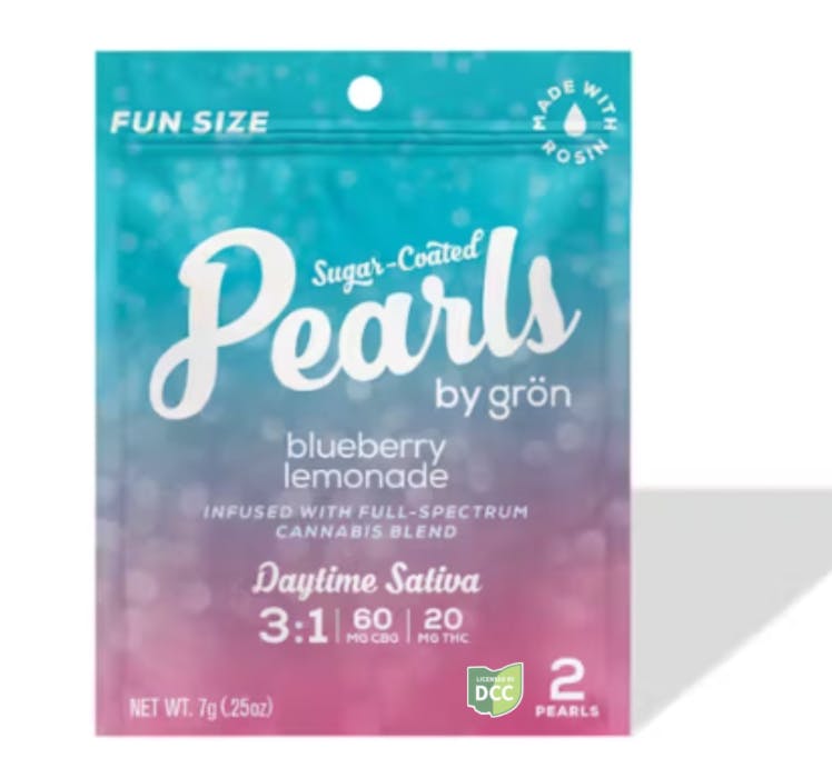 3:1 CBG:THC Blueberry Lemonade Gummy Pearls | 2ct