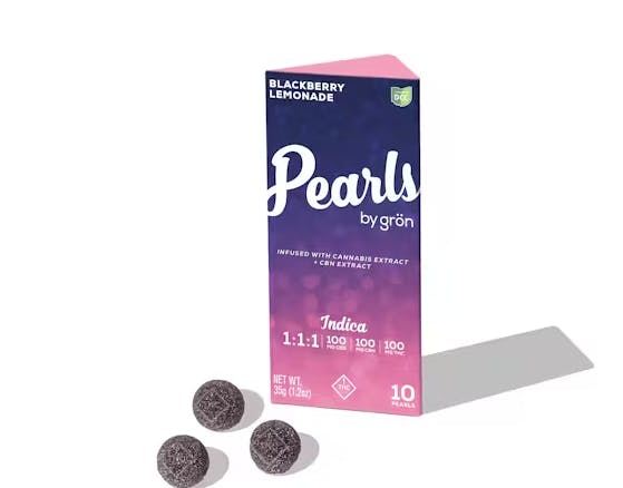 1:1:1 CBD:CBN:THC Blackberry Lemonade Gummy Pearls | 10ct