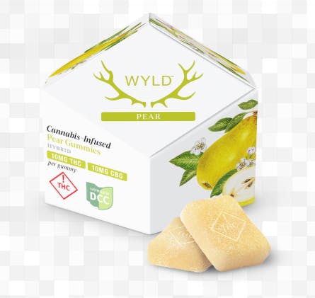 1:1 THC:CBG Pear Gummies | 10ct