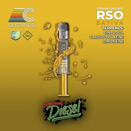 Strawberry Diesel RSO Syringe | 1g