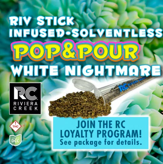 White Nightmare Riv Stick | 1g