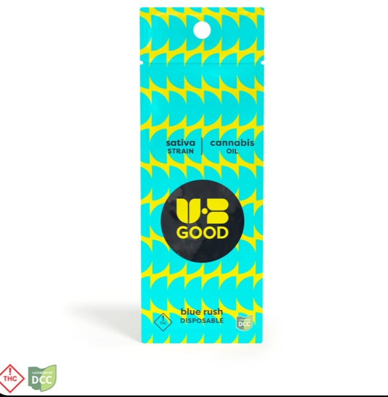 Blue Rush Buttonless Disposable | 0.5g