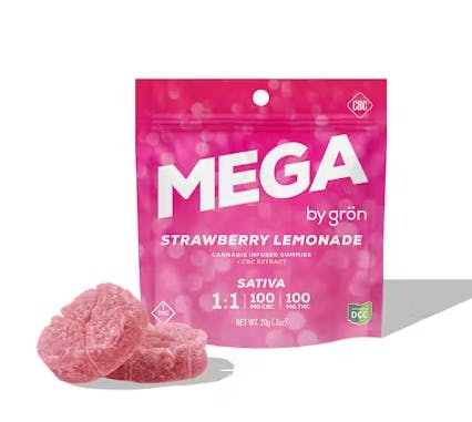 Strawberry Lemonade 1:1 THC:CBC Mega Pearl | 10ct