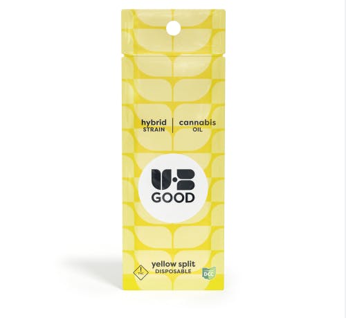 Yellow Split Buttonless Disposable | 0.5g